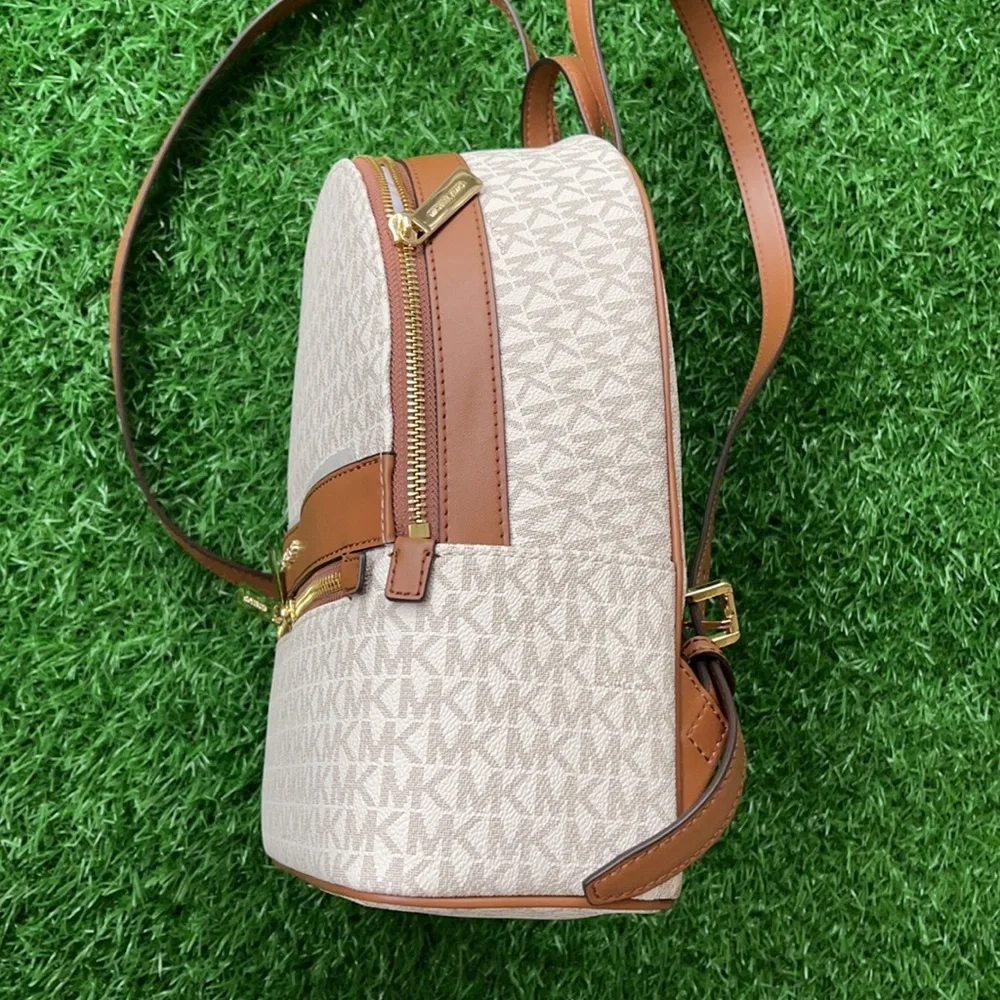 MICHAEL KORS Kenly Medium Backpack Signature Vanilla Bag
